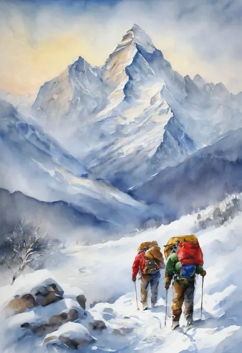 Winters、snow mountains、Mount Everest、First ascent of Mount Everest、crew、Mountaineering teams、the wind、yuki、