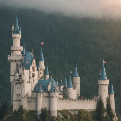 Magic castles . In an imaginary world