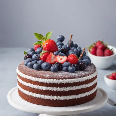 a delicious cake, cinematic, professional photography, studio lighting, studio background, advertising photography, intricate details, hyper-detailed, ultra realistic, 8K UHD