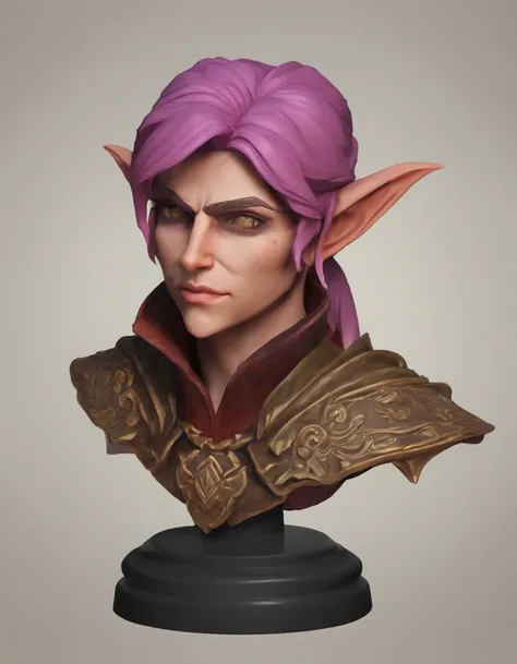 A 3d concept bust of an assassin I created using Zbrush, Maya, Mari, V-Ray, Keyshot and Nuke. The design of the base was based on world of warcrafts artwork.