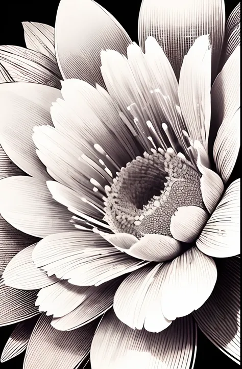 obra-prima, melhor qualidade, flor,  lineart, monocromatic, --auto