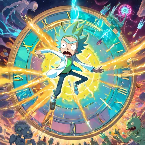 title: "Chronological chaos"

Sinopse: In the episode "Chronological chaos" de Rick and Morty, a crazy new invention by Rick accidentally messes up the entire time continuum, leading to a chaotic collision of different timelines. The narrative begins when ...