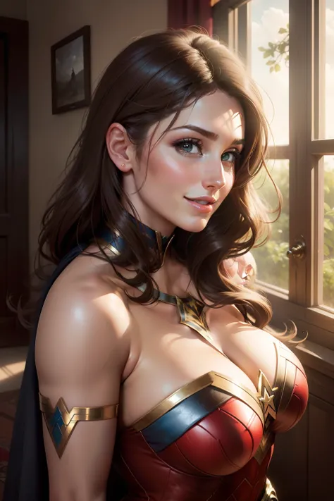 lucy pinder, portrait, smiling, sexy, profile, posing, wonder woman