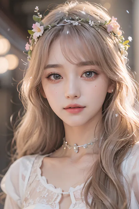 (Best Quality Detail)、realisitic、8K UHD、hight resolution、(1girl in:1.2)、The ultra-detailliert、High quality textures、intricate detailes、detaileds、Very detailed CG、High quality shadows、Detail Beautiful delicate face、Detail Beautiful delicate eyes、depth of fi...