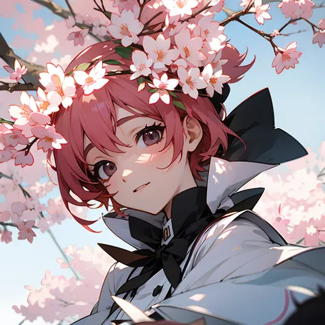 Haru em meios as sakuras