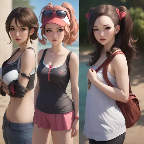 Pokémon girls realistic images