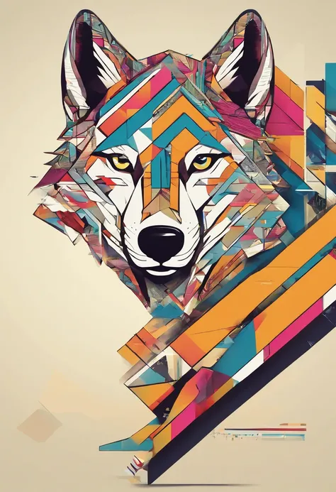 (nvinkpunk:1.2) (snthwve style:0.8) wolf, anthro, lightwave, sunset, intricate, highly detailed