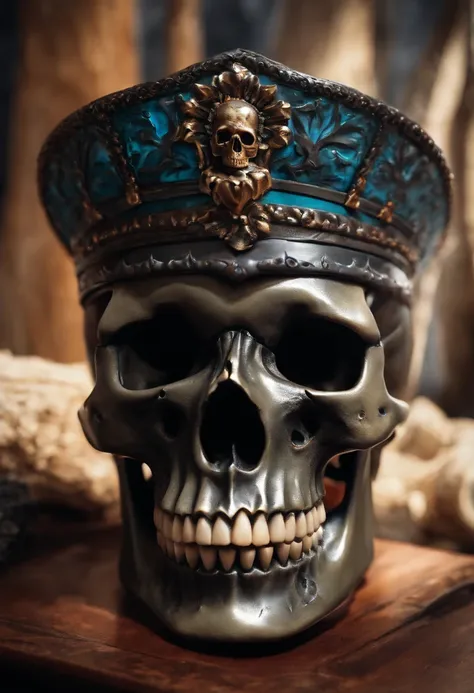 castle grey skull