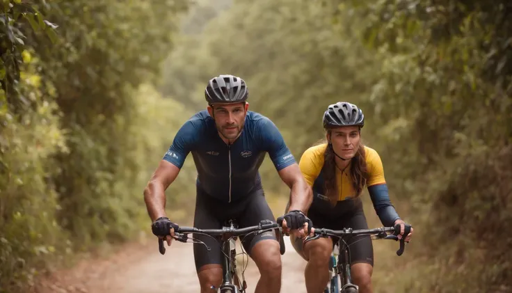 brazillian cyclist couple