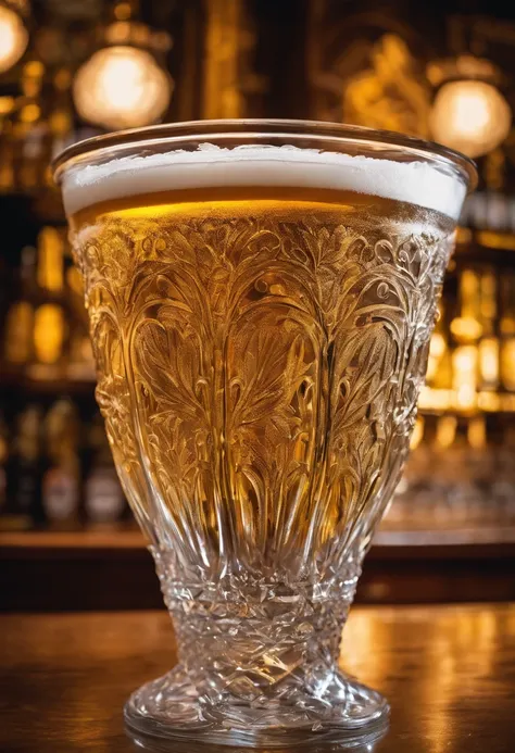 (Beer in a glass bucket), restaurant, (sharp-focus: 1.2), photo (American Apartment),  in a Parisian coffee shop, (Beautiful reflections: 1.1), Detailed pleats, Delicious testicles, (hard: 1.2), (Moderate lighting,,: 1.2), Depth of field, bokeh, 4k, HDR. C...