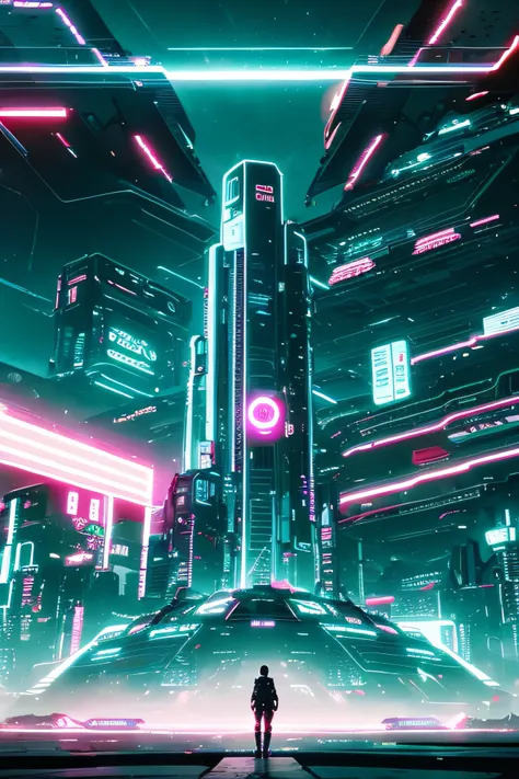 cyber punk landscape