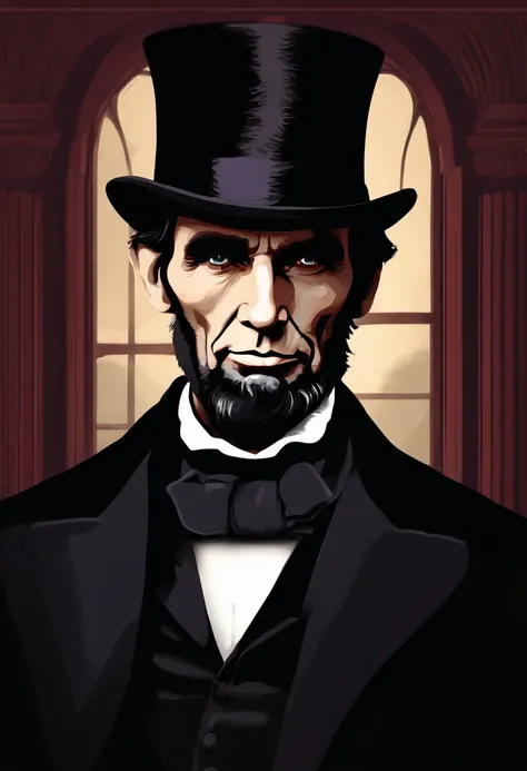 Abraham lincoln as a vampire