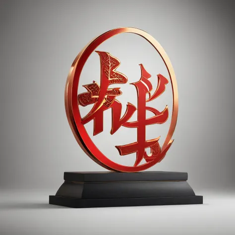 Baili Chinese character LOGO three-dimensional，High-end atmosphere