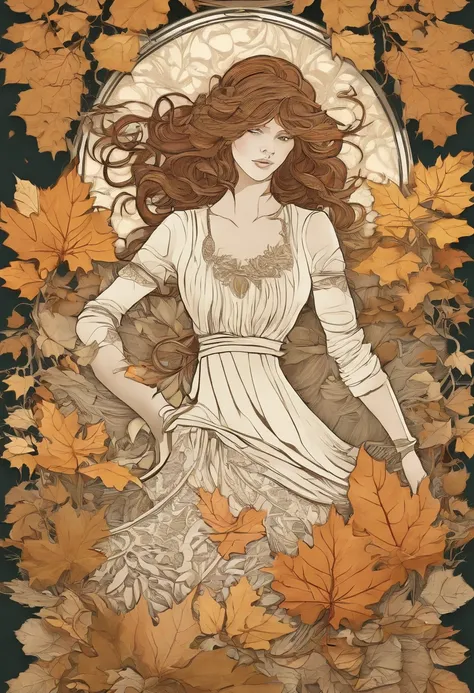 (1girl:1.3), full body, abstract art, style of rebecca guay,fractal art, autumn colors,
 style-swirlmagic, (masterpiece, best quality, high quality, highres, ultra-detailed),