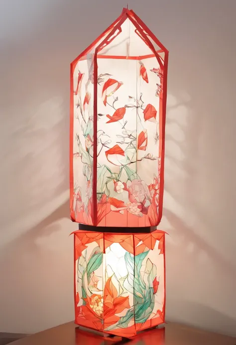 The outer layer of Chinese lanterns is mostly made of fine fence or iron wire，Transparent objects such as paper or yarn，Internally combusted lamp candles。The lantern synthesizes the art of painting、paper cut out、Paper tie、Piercing seams and other processes...