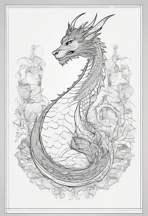 Dragon on the body of a cat