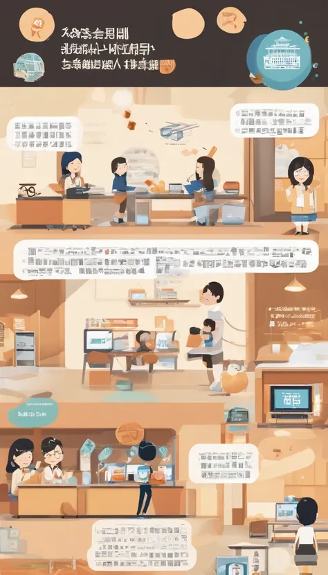 Depict a bright classroom，Full of technology atmosphere。Students in the classroom can use VR glasses for virtual reality learning，They can explore a variety of scenarios and knowledge in an immersive way。ao mesmo tempo，There are also students drawing carto...