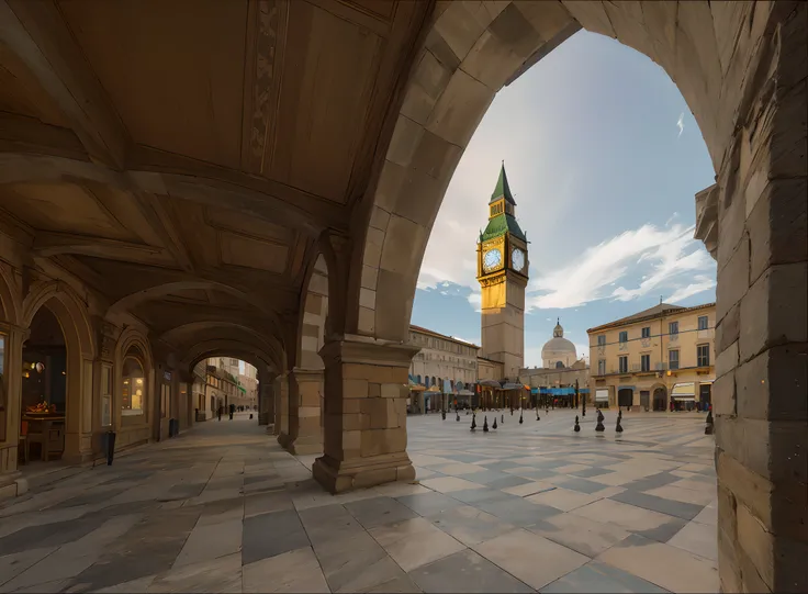 draw a better top part of the clock tower