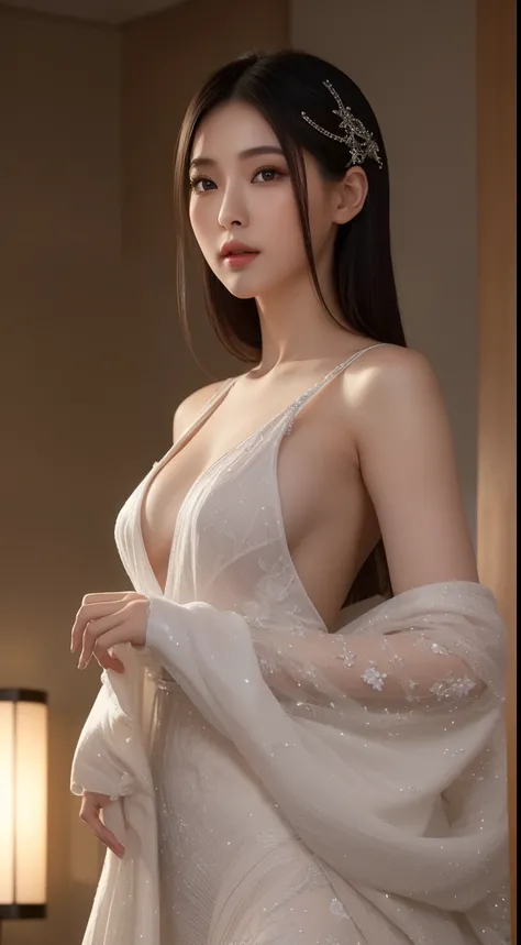 Ultra detail, high resolution, Ultra detailed, Best quality, Amazing, Top quality,Unified 8K wallpapers, Cinematic lighting, fully body photo，Miss Asia，Japanese beauty model()，Noble and elegant clothing，