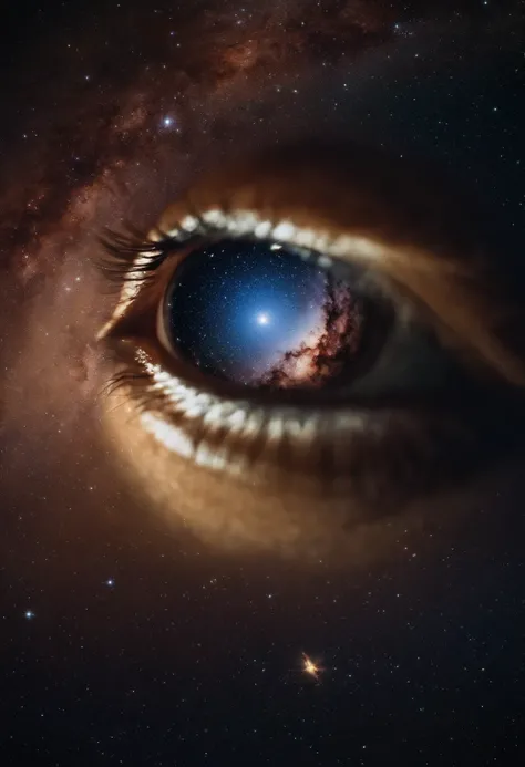 The Milky Way in the eye: surrealism