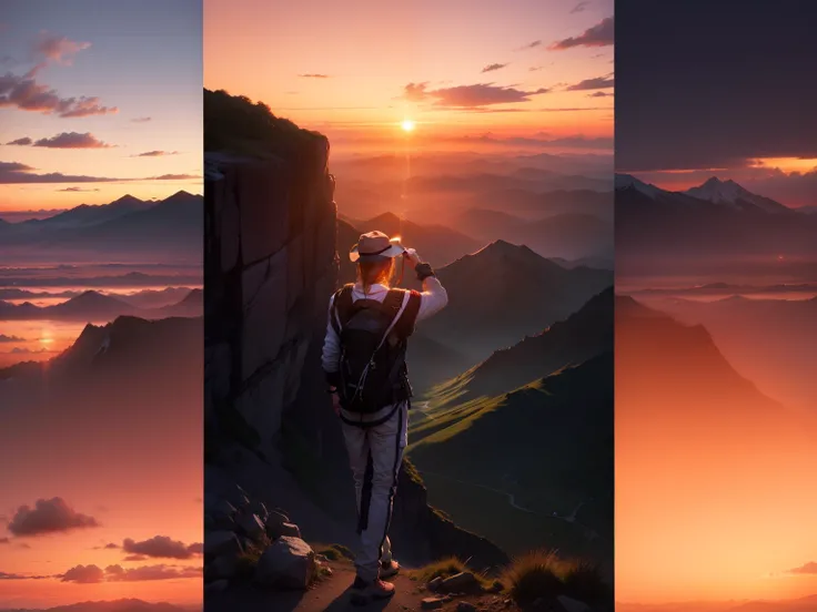 Chnage background.sunset , mountain