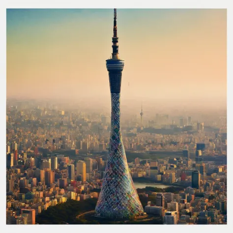 The Tokyo Sky Tree is a broadcasting tower in Sumida, tokyolagii, Japan