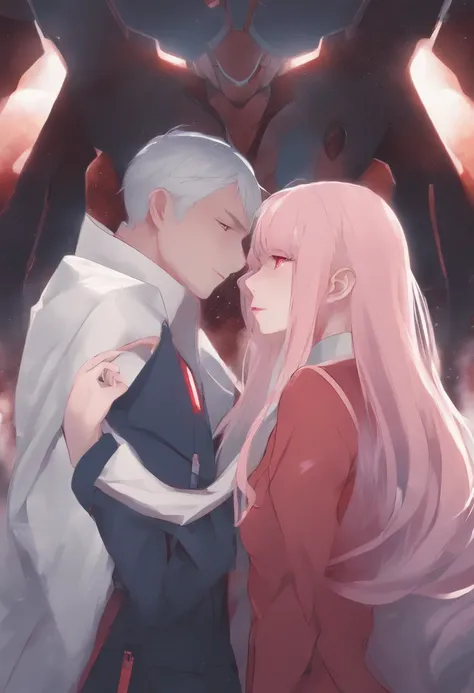 Zerotwo / DARLING in the FRANXX ] Wear a mask, loish |, author：Uesaka Seka, loish art style, Beautiful artistic illustration, Pisif Digital Art, anime illustration, Colorful illustration, Supernatural art style, Strange and dark art style, Trendy anime art...