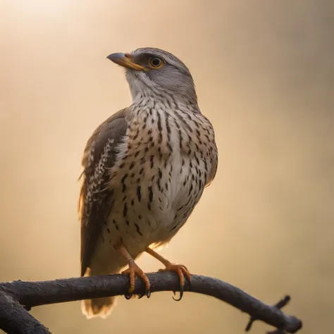 Um marimbondo tremula graciosamente em um dedo, The strong morning light diffuses through the fog，Agitar,Pairando、 Highlights its intricate feathers with dramatic side lights、realisitic、Realistic、Floating birds