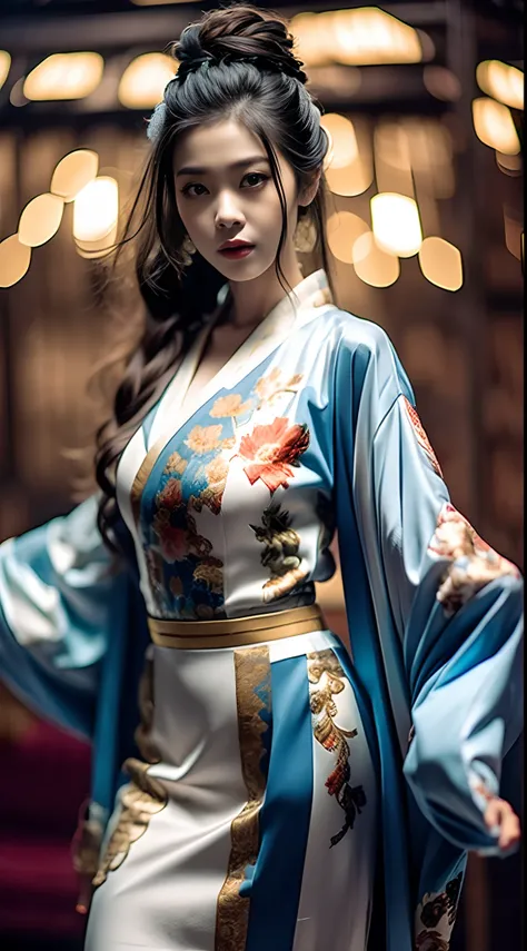 best quality, masterpiece, highres, wuxia 1girl, china dress, super Beautiful face, super beautiful eye, super beautiful hair