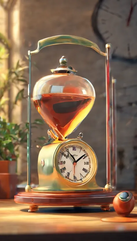 Alarm clock-like water cup