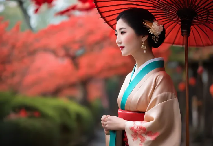 A Japanese Lady, Gorgeous, photorealistic beautiful.