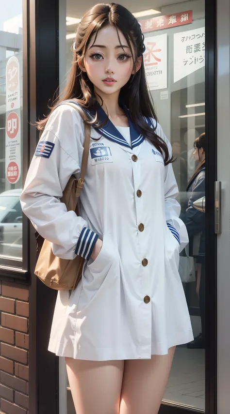 Satomi Ishihara、a sailor suit