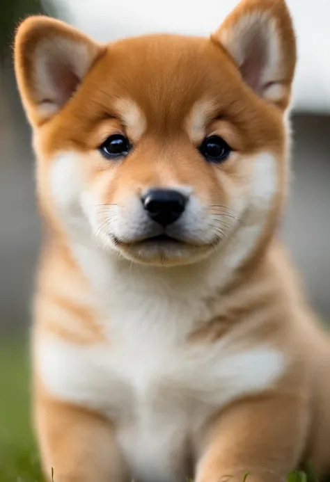 Cute Shiba Inu puppy、without background