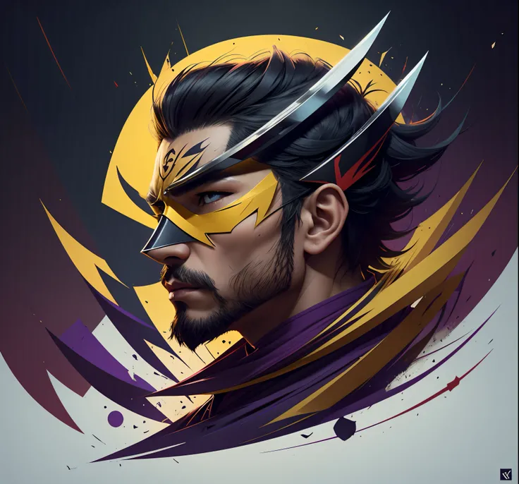 Imagine a modern, dynamic logo that combines typographic and visual elements to represent a medieval Samurai as a gamer and his passion for CS:GO.  To add a CS:GO-related touch, it incorporates iconic elements of the game, such as a katana-like sword, in a...