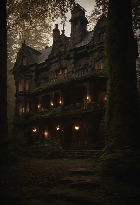 In the heart of the ancient forest, a forsaken mansion stands, shrouded in darkness and secrets. You, a fearless explorer, venture into the depths of this eerie abode, armed with only a flickering lantern and your unwavering determination. Little do you kn...