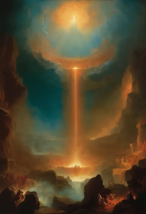 The Last Judgment in the style of British artist John Martin