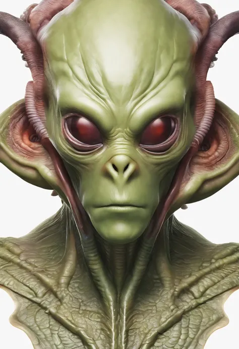 infected alien ,clipart, front view, white background, portrait, digitial painting，3D character design by Mark Clairen and Pixar and Hayao Miyazaki and Akira Toriyama，4K HD illustration，Very detailed facial features and cartoon-style visual, clipart clipar...