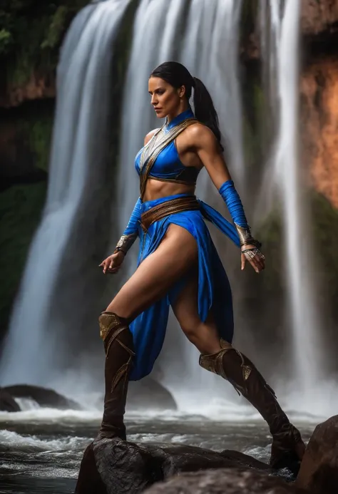 Make the MK11 Kitana, visiting the Iguazu Falls