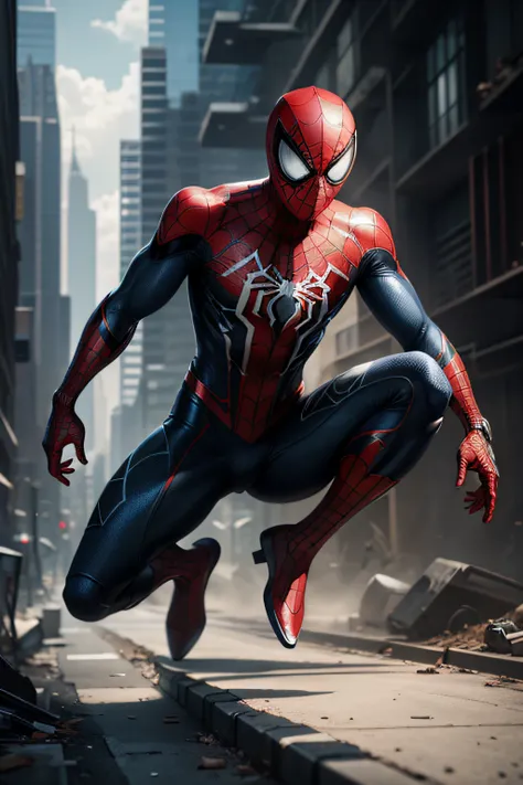 spiderman futuristic suit hd full body