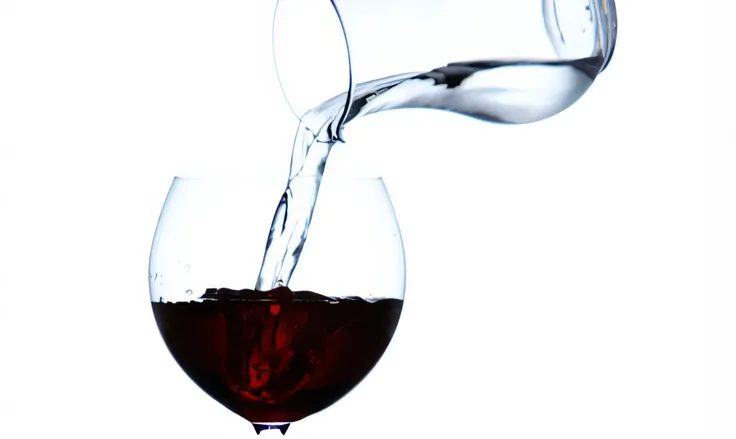 Araffe pouring red wine into a glass on a white background, vinho tinto, beber vinho, Derramamento, Wineglass, Wine, Rio do Vinho, Beber, wine glass, com uma garrafa de vinho, sede, Wining, segurando um copo de vinho tinto, holding glass of wine, enjoying ...