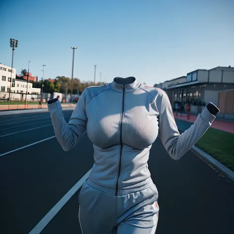 (girls tracksuits),((invisible, no humans:1.5, headless:1.5, handless, legless)), (big breasts:1.7),running,
(8k, RAW photo, best quality, masterpiece:1.2), (realistic, photo-realistic:1.37),photon mapping, radiosity, ((Hasselblad photography)),physically-...