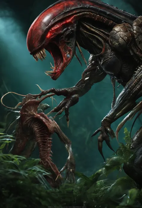 Predator，Dissect alien creatures