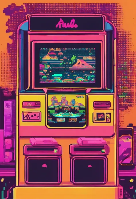 kawaii aesthetics, Sala de juegos arcade, NULO, Vaporwave, synthwave