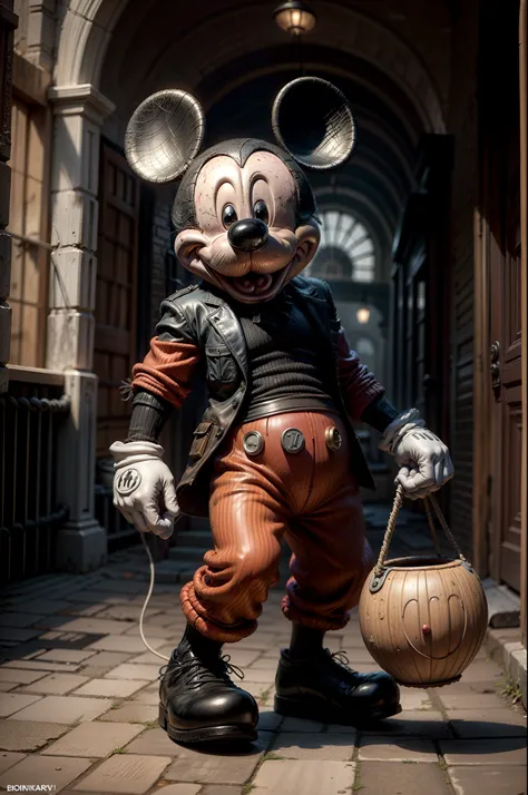 mickey con un traje de juggernaut