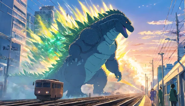 Godzilla come trenes