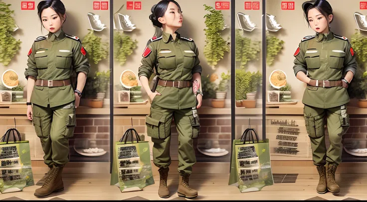 Military-themed restaurant，The military character of the brand is reflected through the expression of combat copywriting，
Incorporate into branded menu copy
It reflects the personality of the brand，It also highlights the product features。