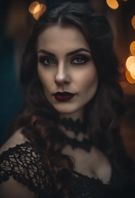 sexy gothic girl, (Canon EOS 5D Mark IV Camera, Famous for capturing vibrant colors and rich textures:1.2),upper body