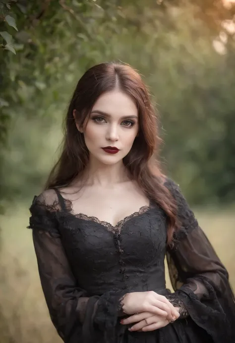 sexy gothic girl, (Canon EOS 5D Mark IV Camera, Famous for capturing vibrant colors and rich textures:1.2),upper body