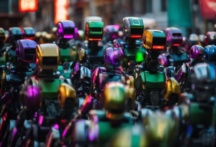 Legions of many smartphone robots are marching through the city