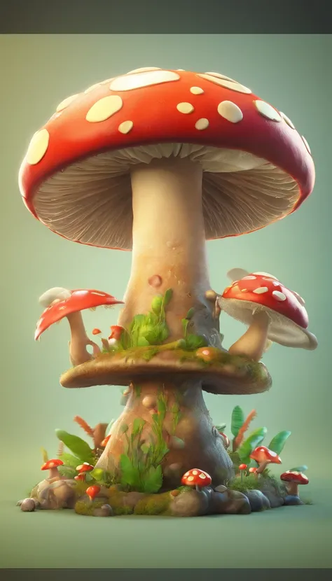 Poster, SUPER MUSHROOM CHARACTER